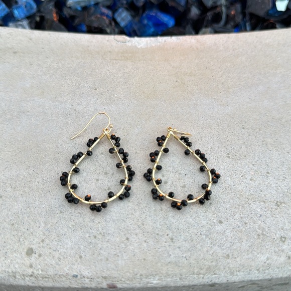 Gold Plated Dangle Earrings - Picture 3 of 9